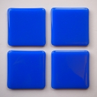 Set of 3 periwinkle coasters