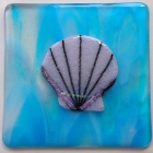 Pink Scallop Tile - SOLD