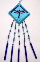 Iridized Dragonfly wind chime - SOLD