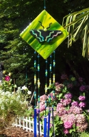 Dichroic Butterfly wind chime - SOLD