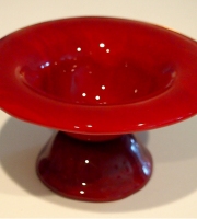 Red candy dish