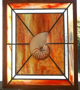 Framed Fiery Nautilus