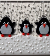 Snowfall Penguins - SOLD