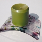 7X5" ppink/green Candle bridge - SOLD