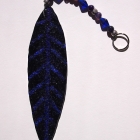 Hanging fused feather - SOLD