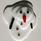 Melted snowman 3 SOLD