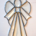 Angel beveled glass