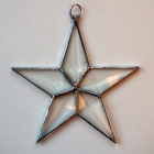 Hanging beveled star