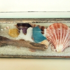 Stained glass shell box #3 - SOLD